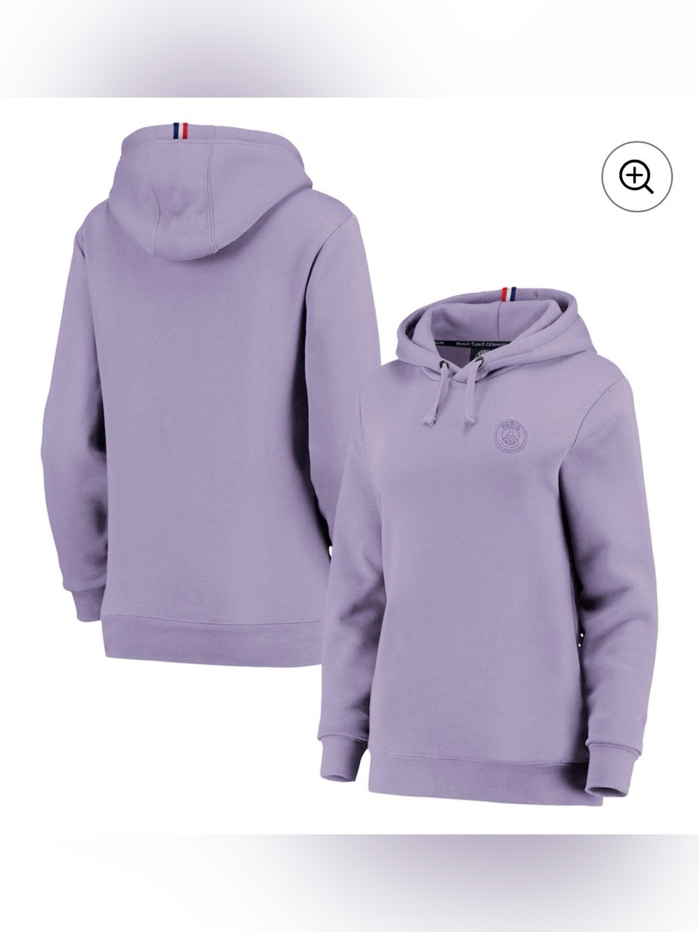 Paris Saint-Germain Essential Crest Hoodie - Violet - Womens 0949